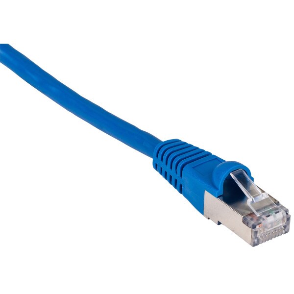 Main product image for Cat 7 Blue 1 ft. Network Patch Cable 600 MHz S/FTP 150-380